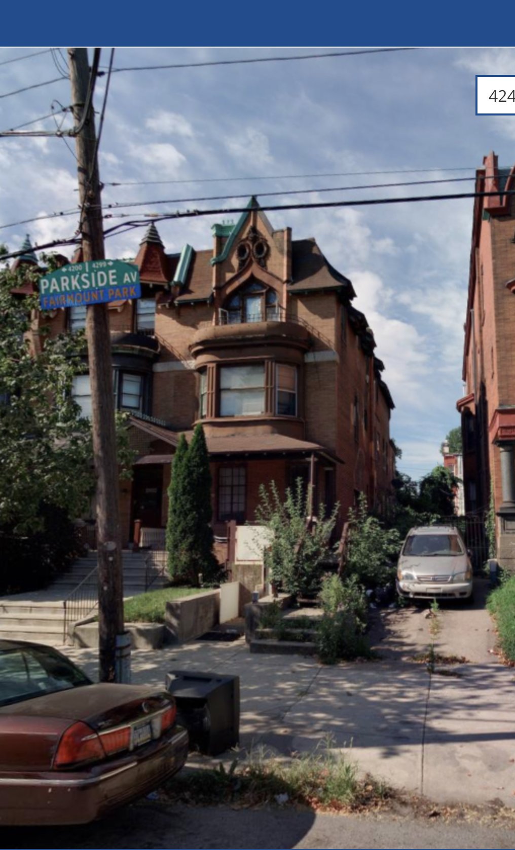 4246 Parkside Avenue before rehabilitation