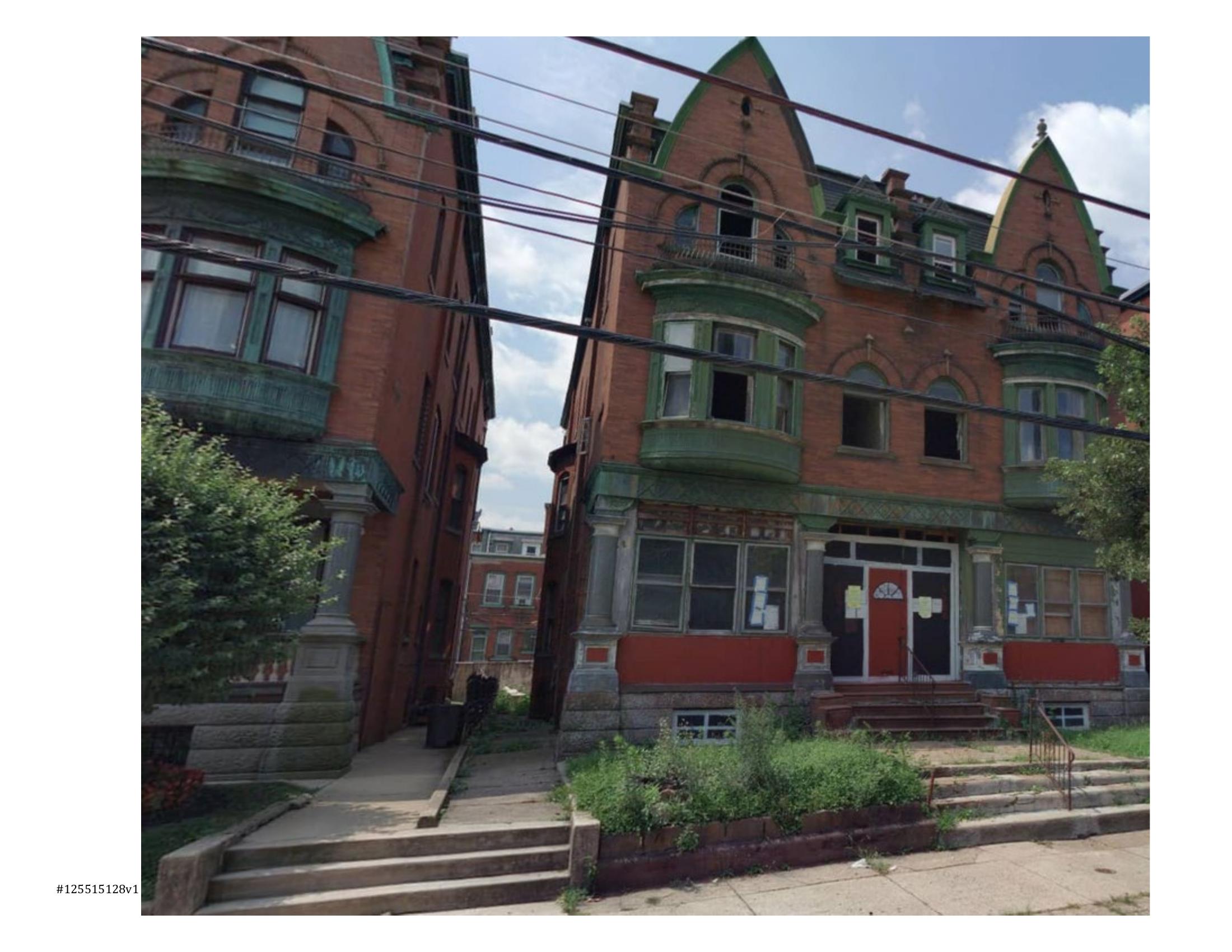 4204-06 Parkside Avenue today — neglected and deteriorating